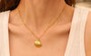 Anti-Tarnish Gold-Plated Seashell Pendant Necklace