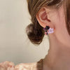 Trendy Floral Stud Earrings