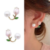 Tulip Flower Earwrap Earrings- can be worn in multiple ways
