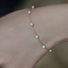 Anti-Tarnish Opal Glow Gold-Plated Bracelet