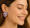 Leaf Shaped Studs Earrings