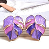 Leaf Shaped Studs Earrings